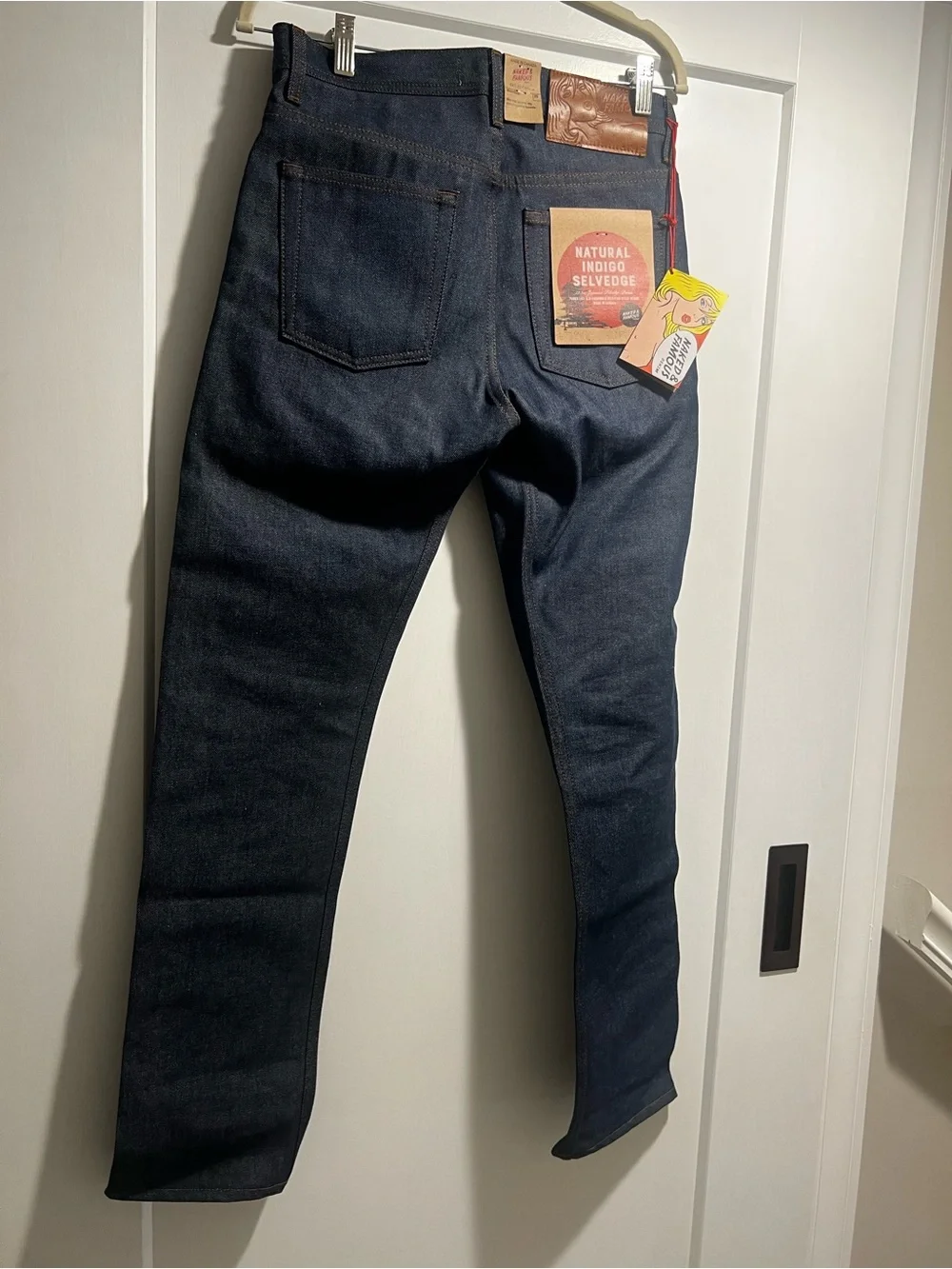 NWT Weird Guy - Natural Indigo Selvedge 29” Hemmed in NYC store to 31.5